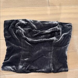 Grey Reformation Velvet Tube Top